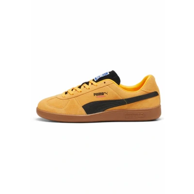 Image of PUMA Unisex Handball Indoor Court Shoe, Sun Stream Black Caramel Latte, 6.5 UK