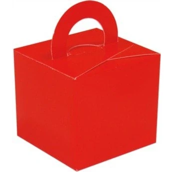 Image of OakTree 10 Balloon Weight/Cake/Favour Boxes Red