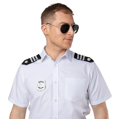 Image of Wicked Costumes Adult Police Fancy Dress Accessory Set