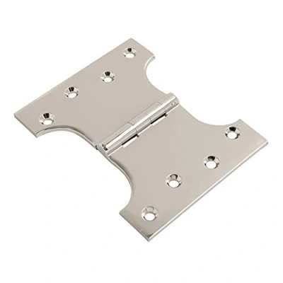 Image of Lunn Hardware Chrome Parliament Hinge 5 Inch x 3 4