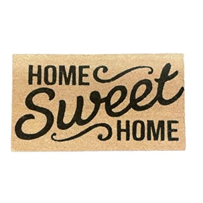 Image of Melody Jane Dolls House Door Mat Home Sweet Miniature Hall Step Accessory 1:12