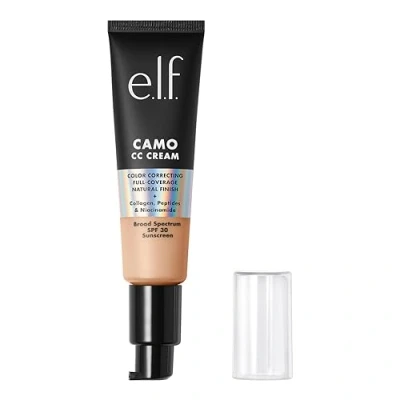 Image of e.l.f. Camo CC Cream, Colour Correcting Medium To Full Coverage Foundation with SPF 30, Light 250 W, 1.05 Oz (30g)