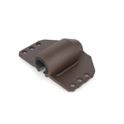 Image of Isolate IT Lavalier Microphone Isolation Shield System with Sorbothane (Compatible Audio Technica, Brown/Black)