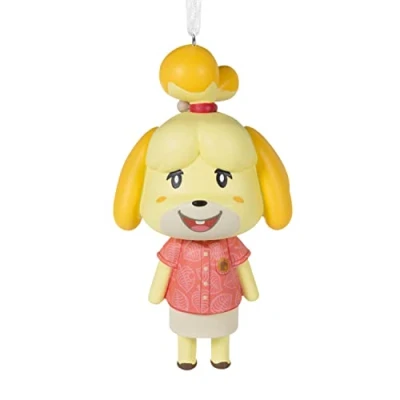 Image of Hallmark Nintendo Animal Crossing Isabelle Christmas Ornament