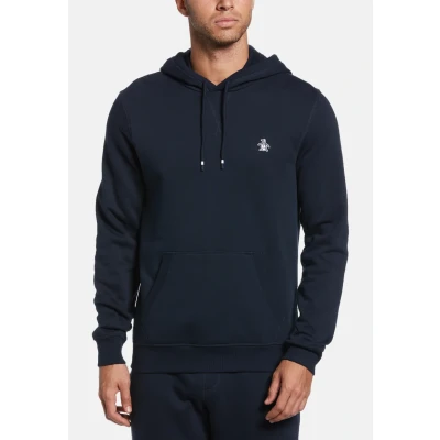 Image of Original Penguin Sticker PETE Hoodie, Men&#039;s, Size: XL, Dark sapphire