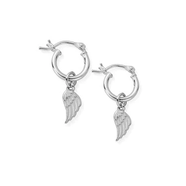 Image of ChloBo Silver Divinity Within Hoop Earrings