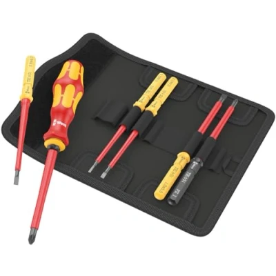 Image of Wera Kraftform Kompakt VDE 7 Universal 2 TiE Tool Finder, 7pc 05006601001