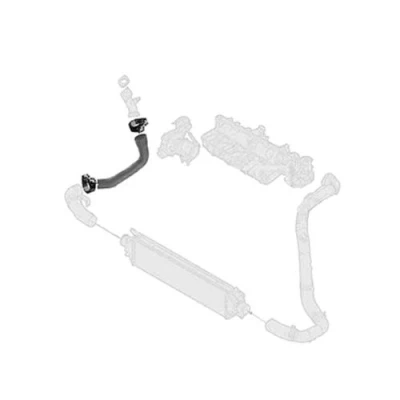 Image of 51780450 Turbocharger hose BORG &amp; BECK BTH1038 PE (Polyethylene) without clip