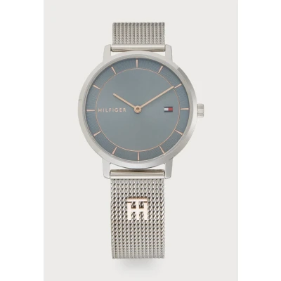 Image of Tommy Hilfiger TEA Watch blue/silvercoloured, Women&#039;s, Size: One Size, Blue/silver coloured