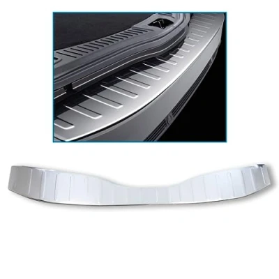 Image of INSUPPA Rear Bumper Chrome Protector Scratch Guard Fits Ford Mondeo Mk5 Estate (07 14)