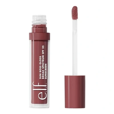 Image of e.l.f. Sun Boss Gloss SPF 25, Pigmented Lip For A High Shine Finish, Moisturising and Conditioning Formula, Vegan Cruelty Free, That&#039;s My Jam
