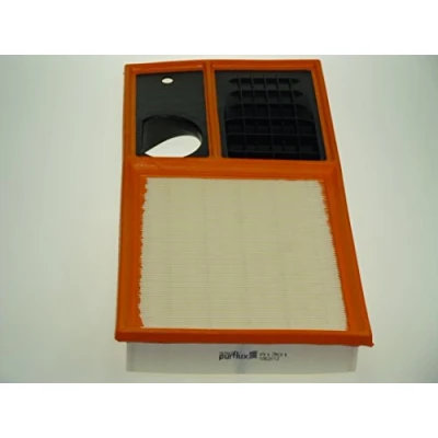 Image of 036129620H Air Filter PURFLUX A1301 42mm 191mm 375mm Insert VOLKSWAGEN: Polo V Hatchback, GOLF 5, 6, SKODA: Octavia II Fabia 2