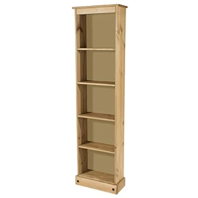 Image of Core Products, Corona Waxed Pine Tall Narrow Bookcase