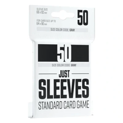 Image of Gamegenic, Just Sleeves Standard Card Game Black, Size Colour Code: Grey