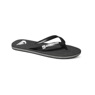 Image of Quiksilver Men&#039;s Molokai Sandal, Black/Black/White, 43