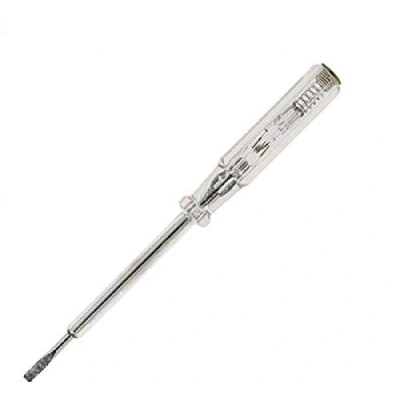Image of K M Electronics® Large 190MM NEON Mains Electrical Test Tester Screwdriver Live Cable Wire