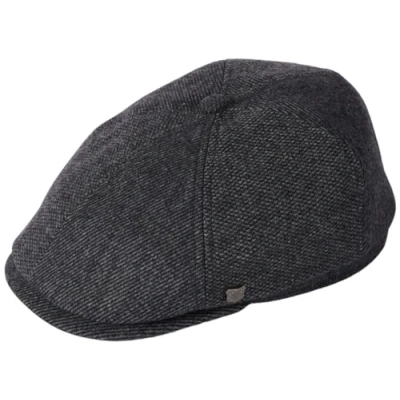 Image of Failsworth Hudson Mix Bakerboy Cap in Charcoal, Size: XL (61cm)