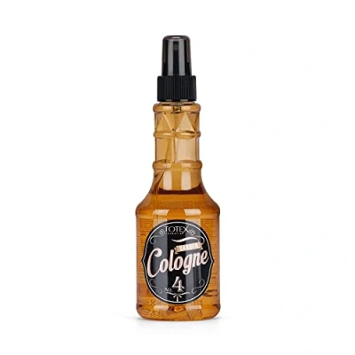 Image of Totex Barber Aftershave Men Spray Cologne Fragrance Professional Barbers Hairdressers and Traditional 250 ml (No 4 Gold Brown)