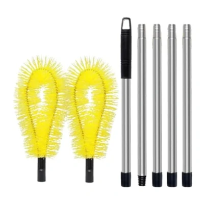 Image of Gutter Cleaner Telescoping with 5 Extension Wand Cleaning Hose Attachment Roofing Tool, Extendable