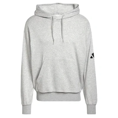 Image of adidas Sportswear Essentials LOSE FIT Three BAR Hoodie Medium grey heather black, Men&#039;s, Size: XS, black