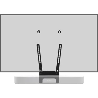 Image of Flexson TV Mount Attachment for Sonos Beam (with 5m UK and EU power cable + 5 years Warranty) Black