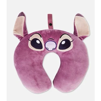 Image of New Disney Lilo &amp; Stitch Angel Travel Pillow Neck Support Cushion Holiday Primark