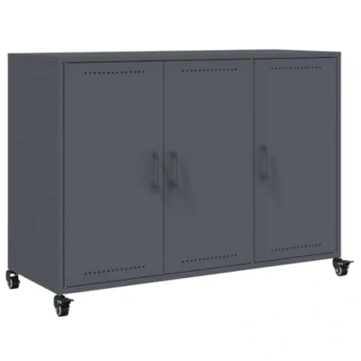 Image of vidaXL Sideboard Anthracite 100.5x39x72 cm Steel