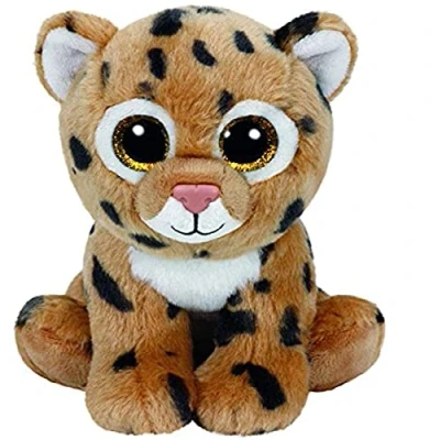 Image of TY Carl etto 42120 Freckles Leopard Glitter Eye Beanie Babies 15 cm