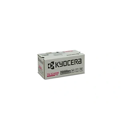 Image of Kyocera TK 5240M Original Toner Cartridge Magenta 1T02R7BNL0. For ECOSYS M5526cdn, M5526cdw, P5026cdn, P5026cdw. Amazon Dash Replenishment Compatible