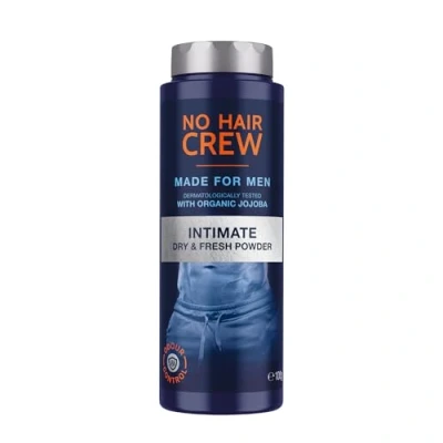 Image of NO HAIR CREW Intimate Dry &amp; Fresh Powder. Premium talcum free body powder for sensitive areas. Made men. 100 g.