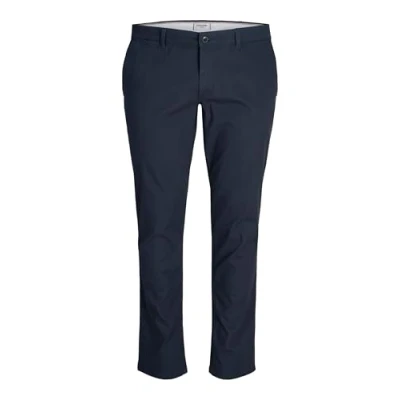 Image of Jack &amp; Jones Jjdave LC NOOS PLS Trousers, Men&#039;s, Size: 40x30, Navy blazer