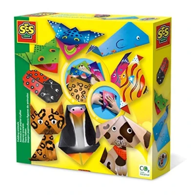 Image of SES Creative 14807 Tiere falten Children&#039;s Folding Animals Set, Multicolour, OneSize