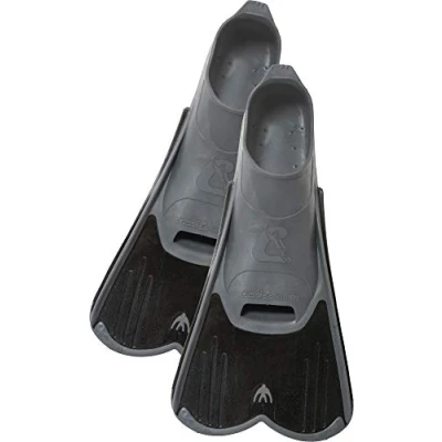 Image of Cressi LIGHT Fins BLACK 41/42 (7/8) Swimming Black, (6.5/7.5)