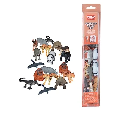 Image of Wild Republic Europe 32 cm Nature Tube Endangered Species Playset