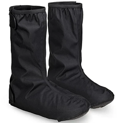 Image of GripGrab DryFoot 2nd Edition Bicycle Rain Overshoes Waterproof Shoe Covers for Everyday Cycling Long Bike Gaiters