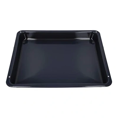 Image of Dekarox Grease Pan Baking Tray Enamelled 425 x 360 43 mm for AEG Electrolux Juno Zanussi 87028820/0 3870288200 Oven Cooker