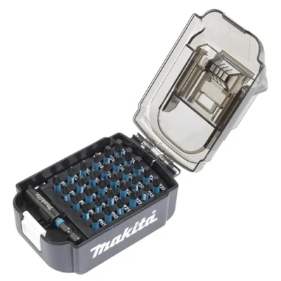 Image of Amazon Exclusive Makita E 03084 31 Piece Impact Black Set Supplied in a Battery Shape Box