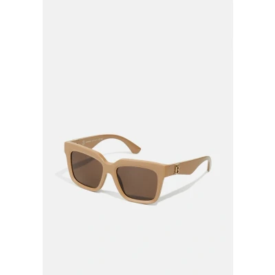 Image of Burberry Sunglasses, Women&#039;s, Size: 54, Beige/dark brown
