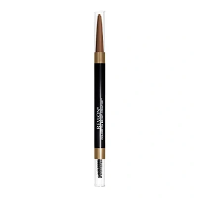 Image of Revlon Colorstay Eyebrow Pencil Creator with Powder &amp; Spoolie Brush to Fill, Define, Sculpt, Shape Diffuse Perfect Brows, Soft Brown (605)