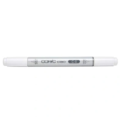 Image of COPIC Ciao Coloured Marker Pen (C 0) Cool Gray No.0, For Art &amp; Crafts, Colouring, Graphics, Highlighter, Design, Anime, Professional Beginners, Supplies Colouring Books