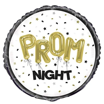 Image of Unique 54049 Party 18&quot; Foil Prom Night Balloon, Multi