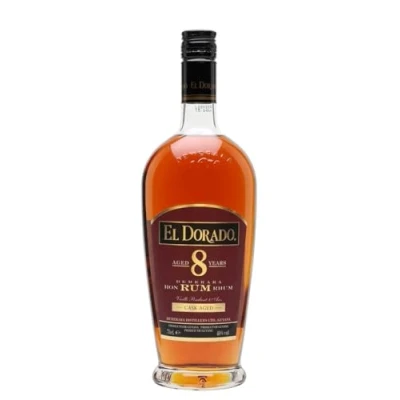 Image of El Dorado 8 Years Old Demerara Rum, 70 cl Award Winning Premium Rum Aged for Flavours of Oak and Butterscotch Perfect Cocktails Sipping