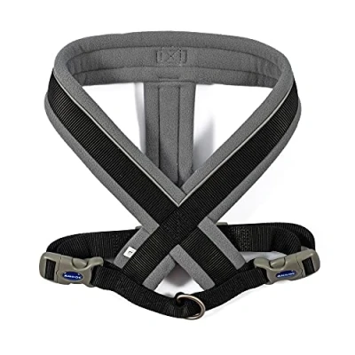 Image of Ancol Viva Padded Harness Black L 52 71cm