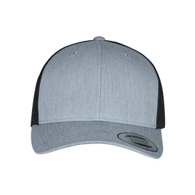 Image of Flexfit Retro Trucker 2TONE Cap, Size: One Size, Heather/black