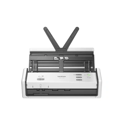 Image of Brother ADS1300 Portable Document Scanner20 sheet ADF ID card slot USB type C OCR and PDF software included UK Plug