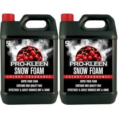 Image of 10L of Pro Kleen Cherry Snow Foam with Wax Super Thick &amp; Non Caustic Extremely Powerful Easy To Use