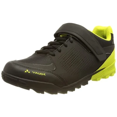 Image of Vaude Unisex AM Downieville Low Mountainbiking Schuh, Black/Bright Green