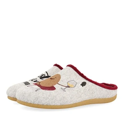 Image of HOT POTATOES DROSING, Slipper Women&#039;s, Gris