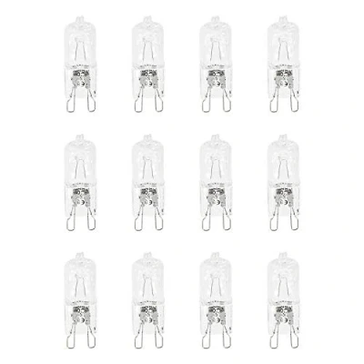 Image of LITECRAFT Light Bulb G9 Capsule 33 Watt Eco Halogen Non Dimmable in Clear 12 Pack