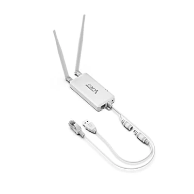 Image of VONETS VAP11S Industrial 2.4GHz WiFi Bridge Router Wireless Repeater Access Point Ethernet to Adapter LAN Hotspot Extender with Ports, DC/USB power, for Network Devices